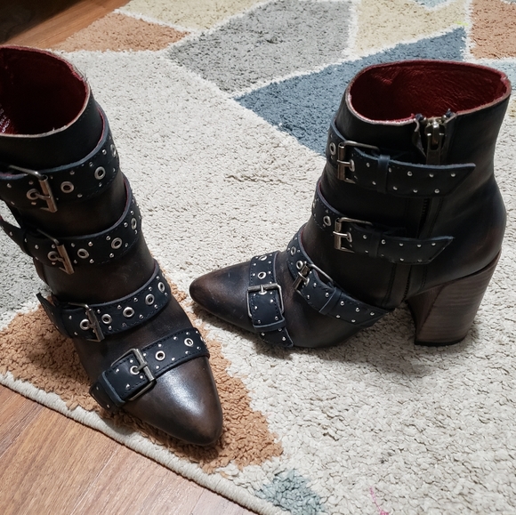 Freebird by Steven Joust boots distressed black - Picture 6 of 12